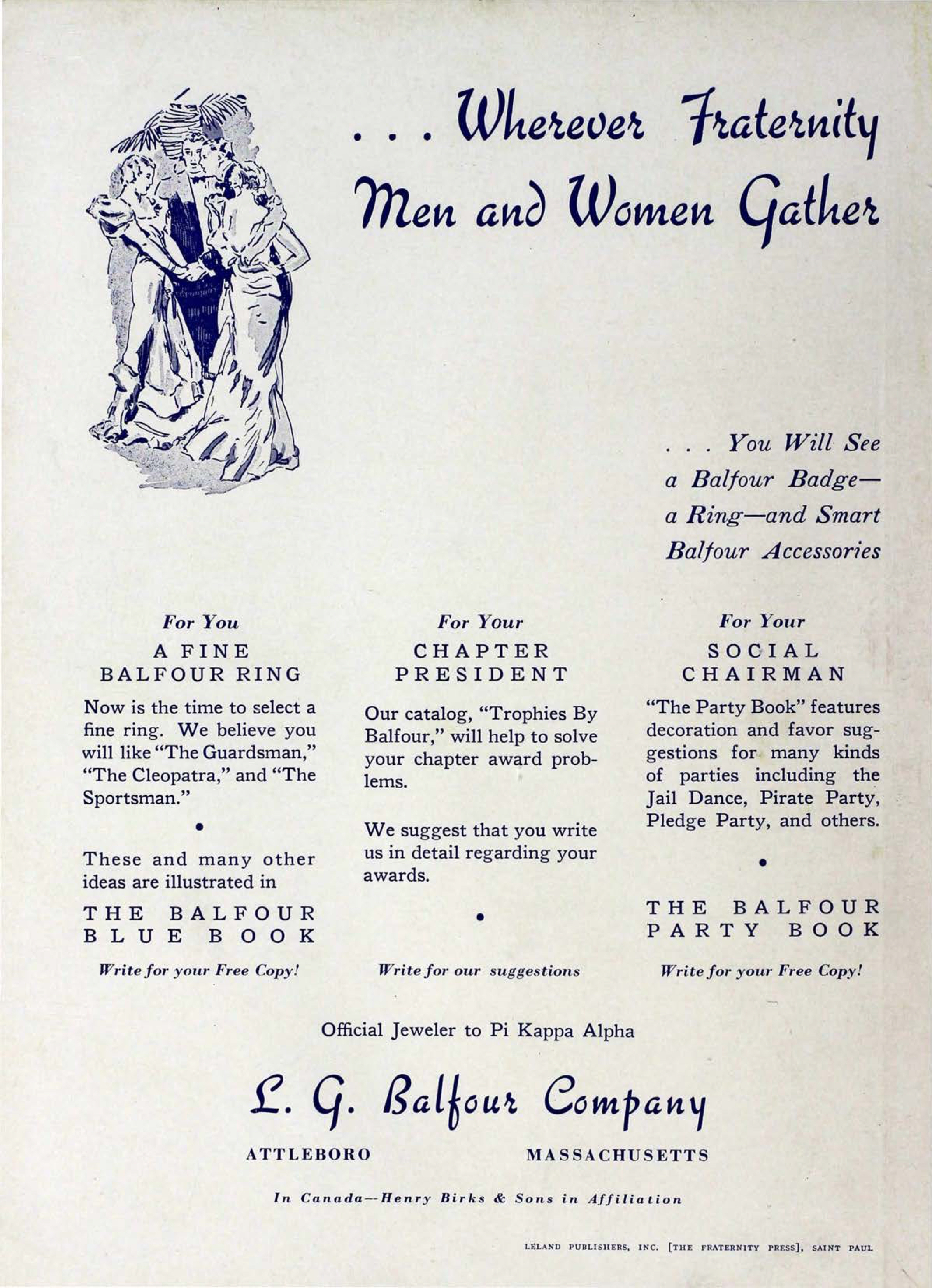 The Shield And Diamond, Vol. 45, No. 4, Back Cover